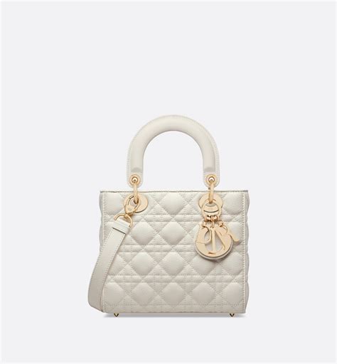 lady dior grained calfskin|Small Lady Dior Bag Latte Grained Cannage Calfskin.